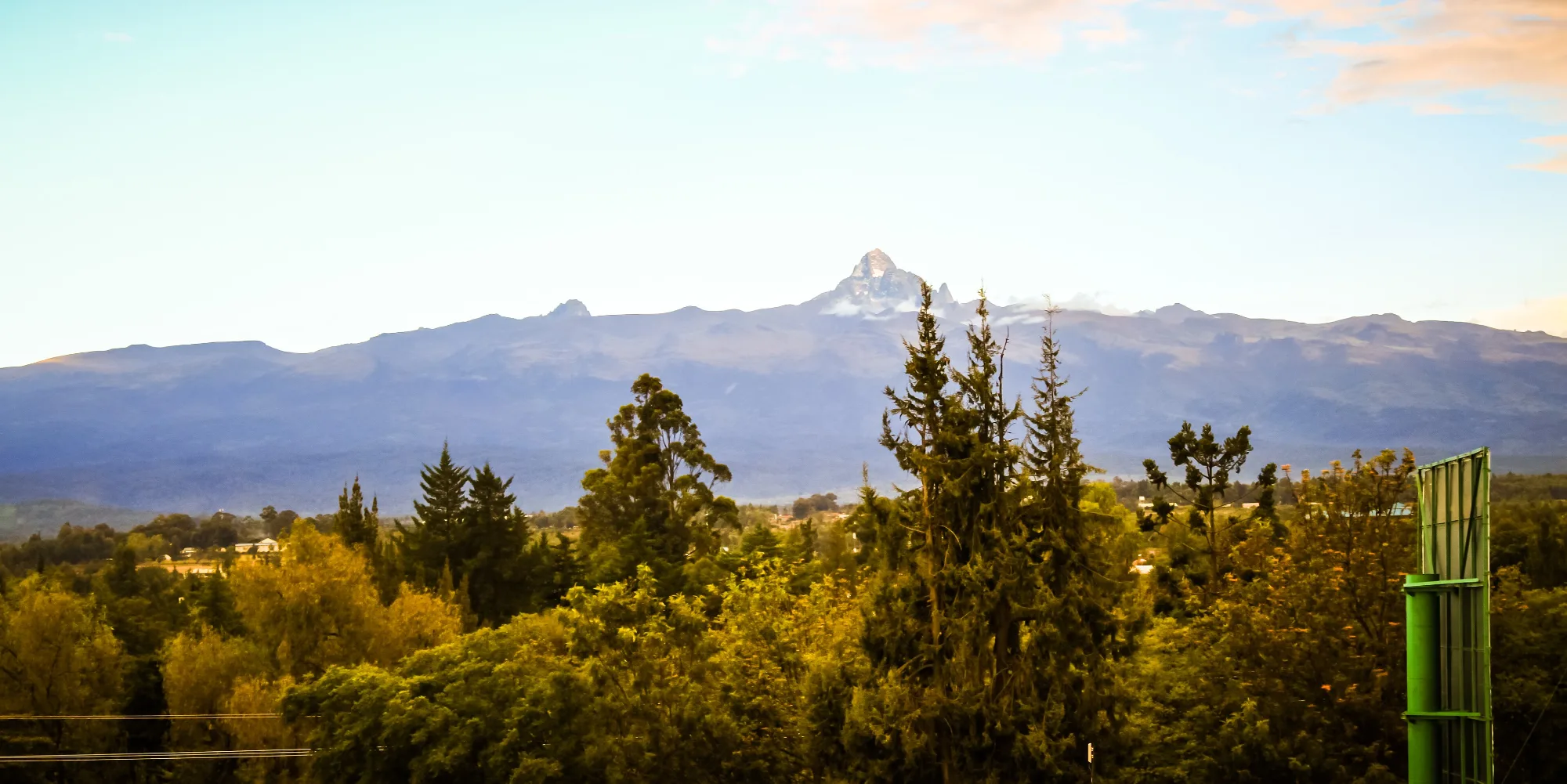Mount Kenya seen from Nanyuki